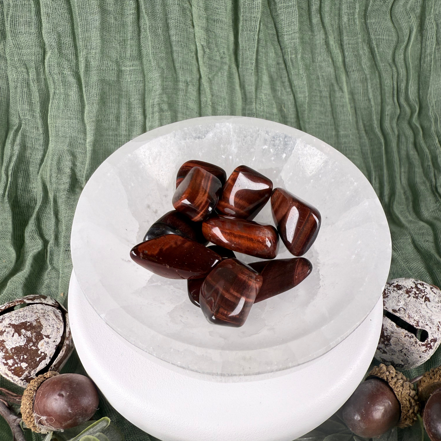Red Tiger Eye Tumble Stone (Medium 2-3cm)