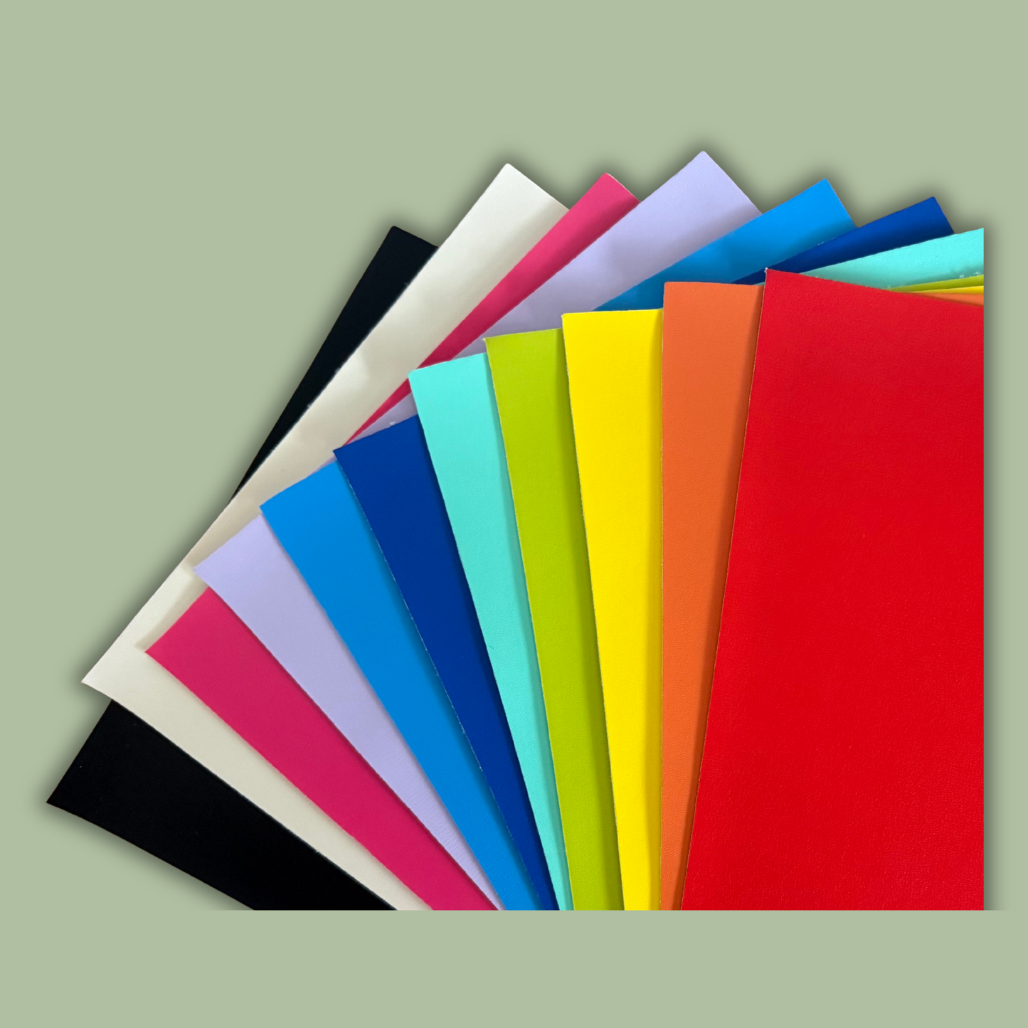 Personalised Faux Leather 'Initials' Keyring