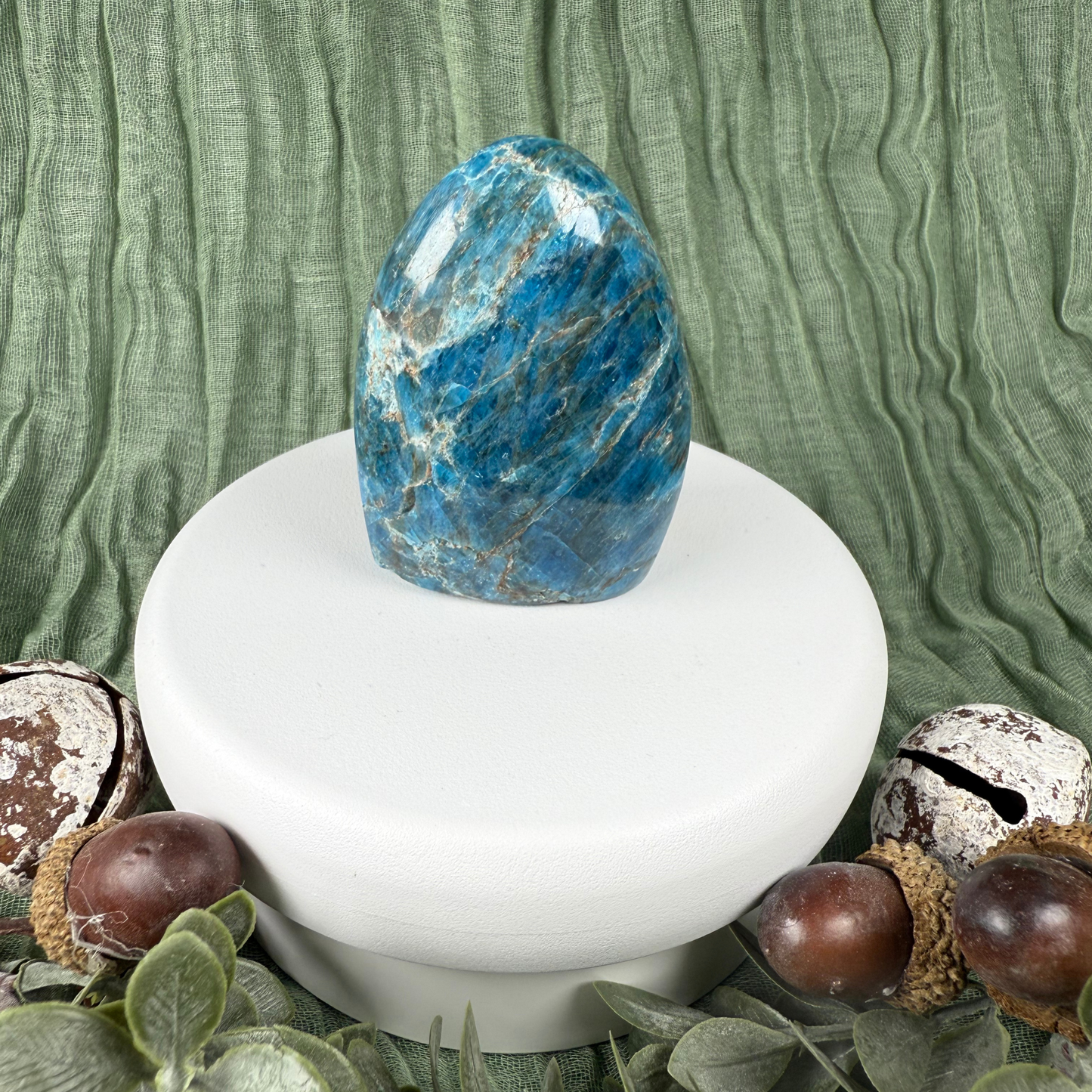 Madagascan Blue Apatite Freeform