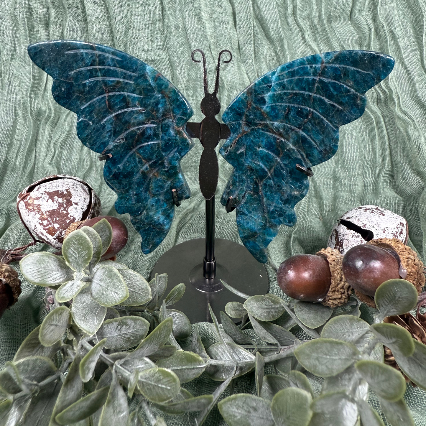 Crystal Butterfly Wings with Stand