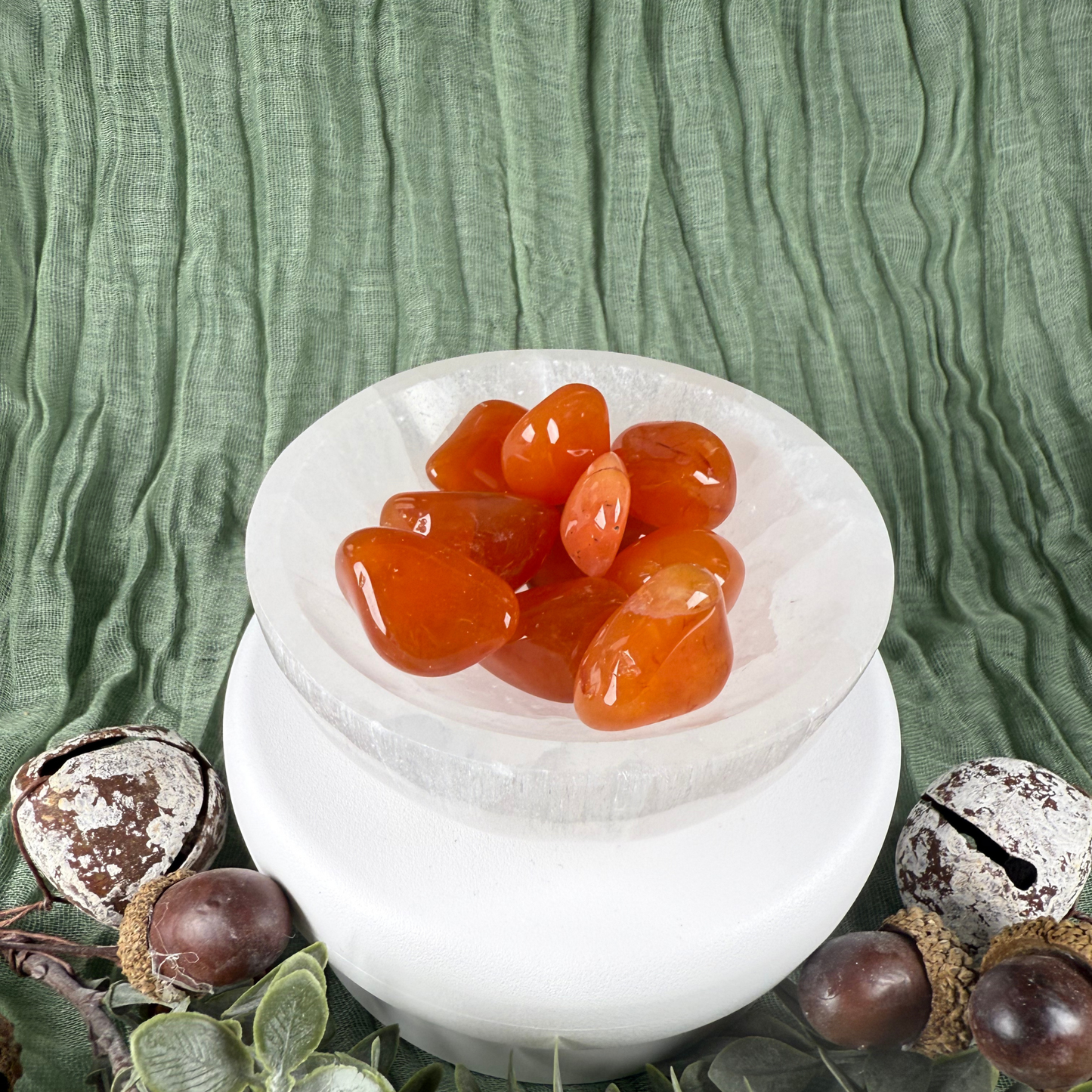 Carnelian Tumble Stone (Medium 2-3cm)