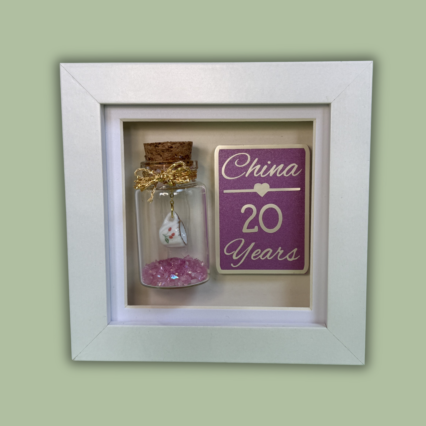 Wedding Anniversary Miniature Bottle Keepsake