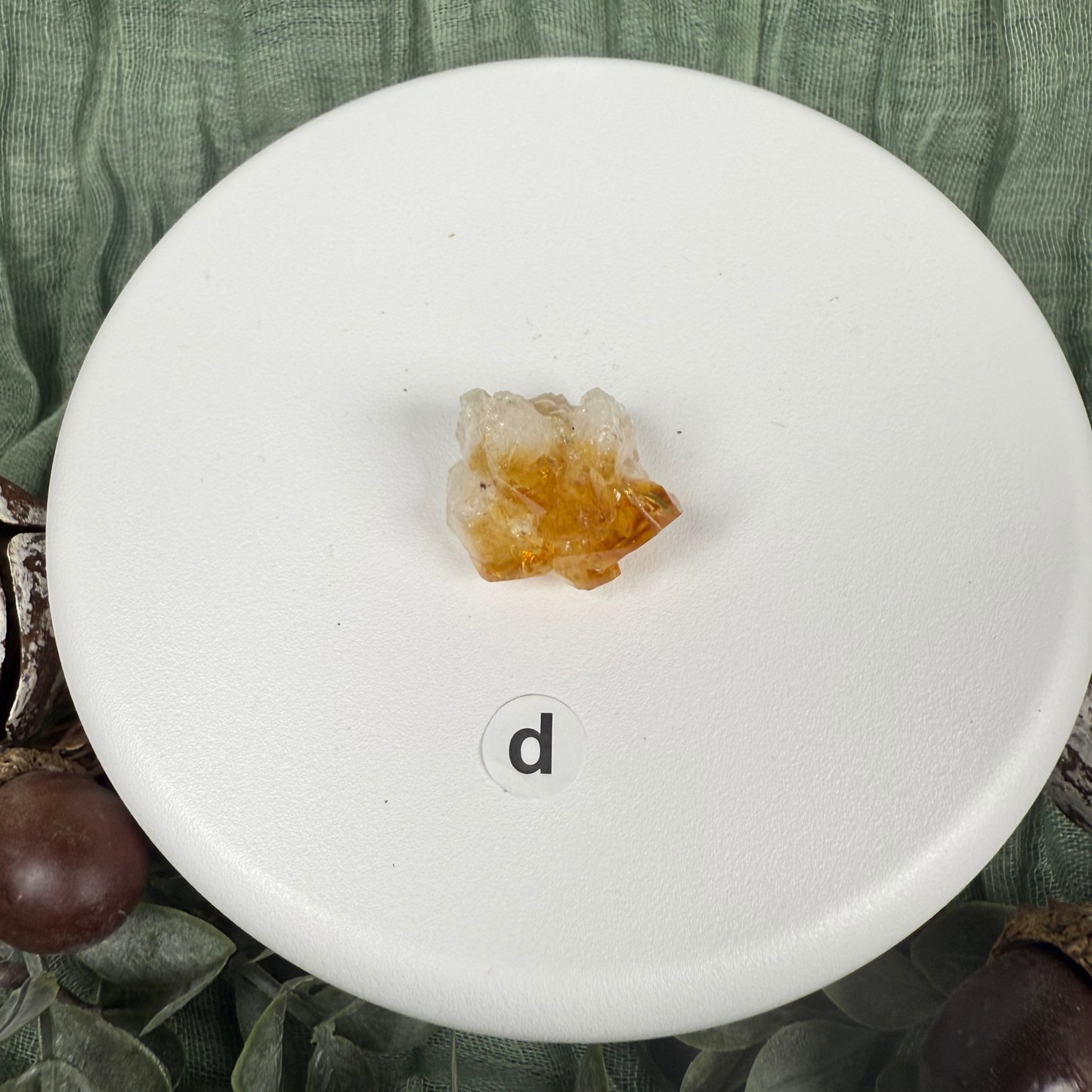 'Citrine' Druze Specimen (Heat Treated)
