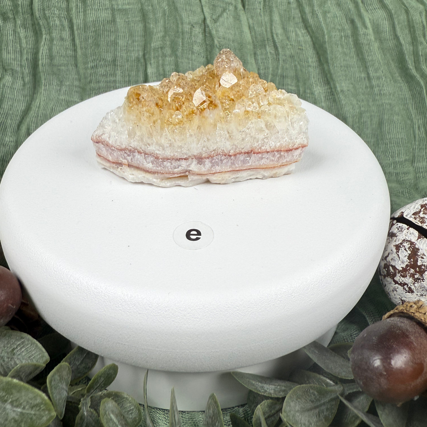 'Citrine' Druze Specimen (Heat Treated)
