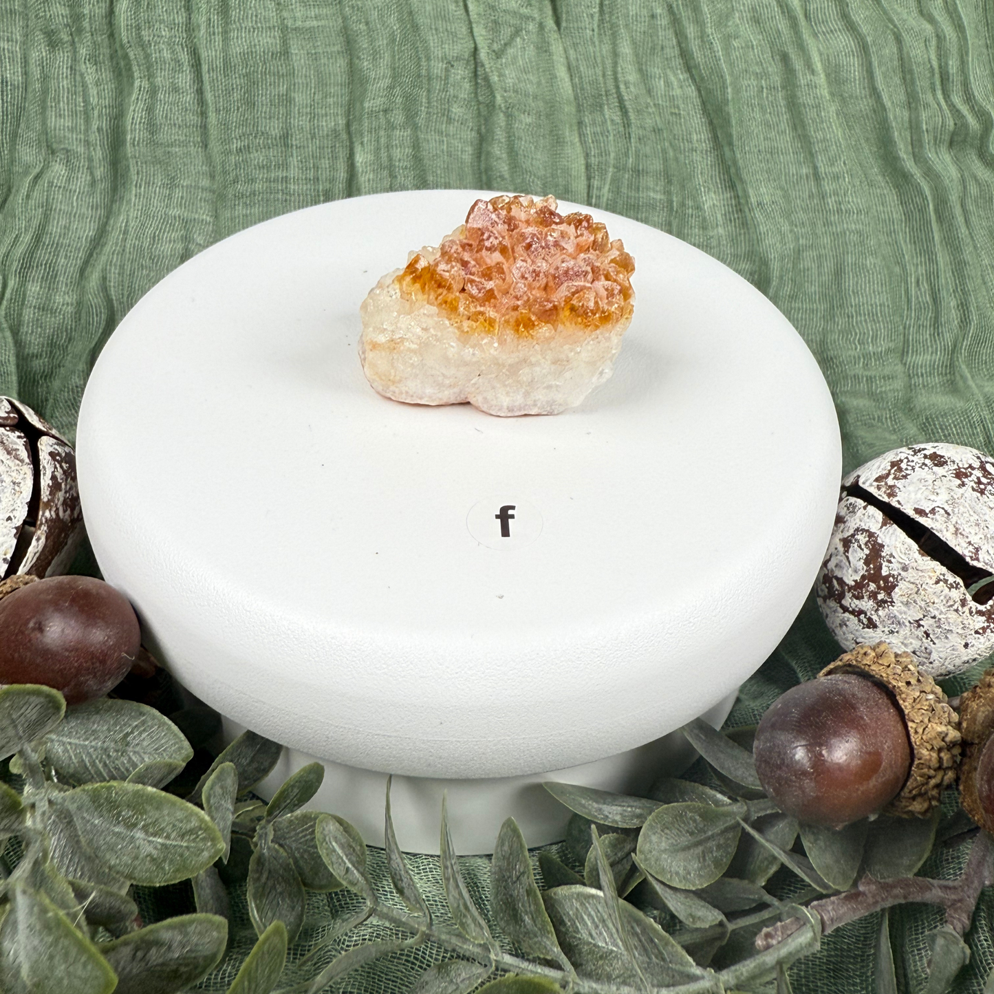 'Citrine' Druze Specimen (Heat Treated)