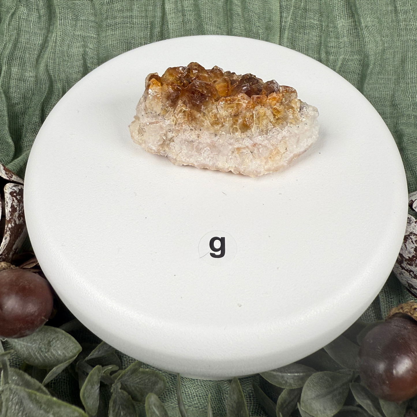 'Citrine' Druze Specimen (Heat Treated)