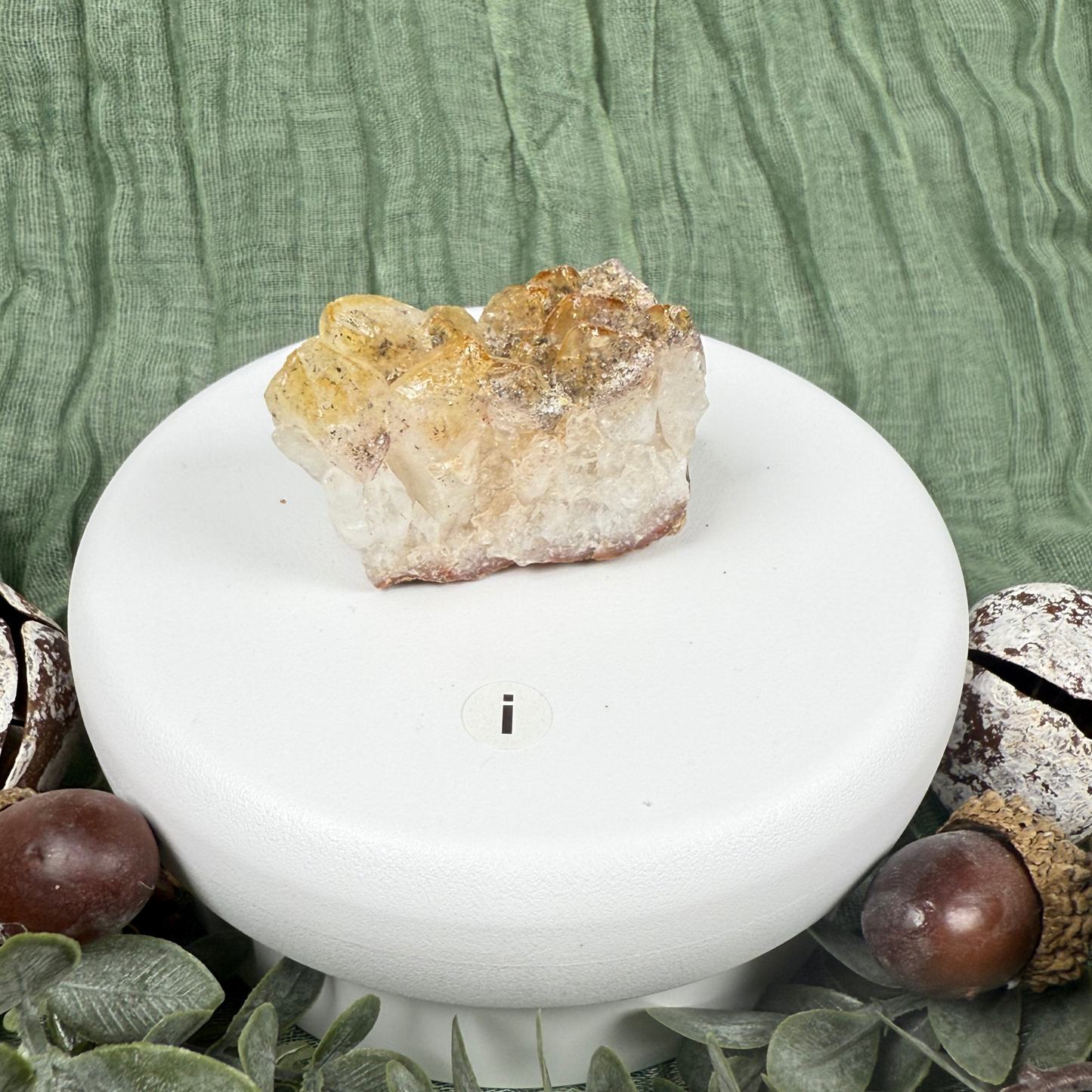 'Citrine' Druze Specimen (Heat Treated)