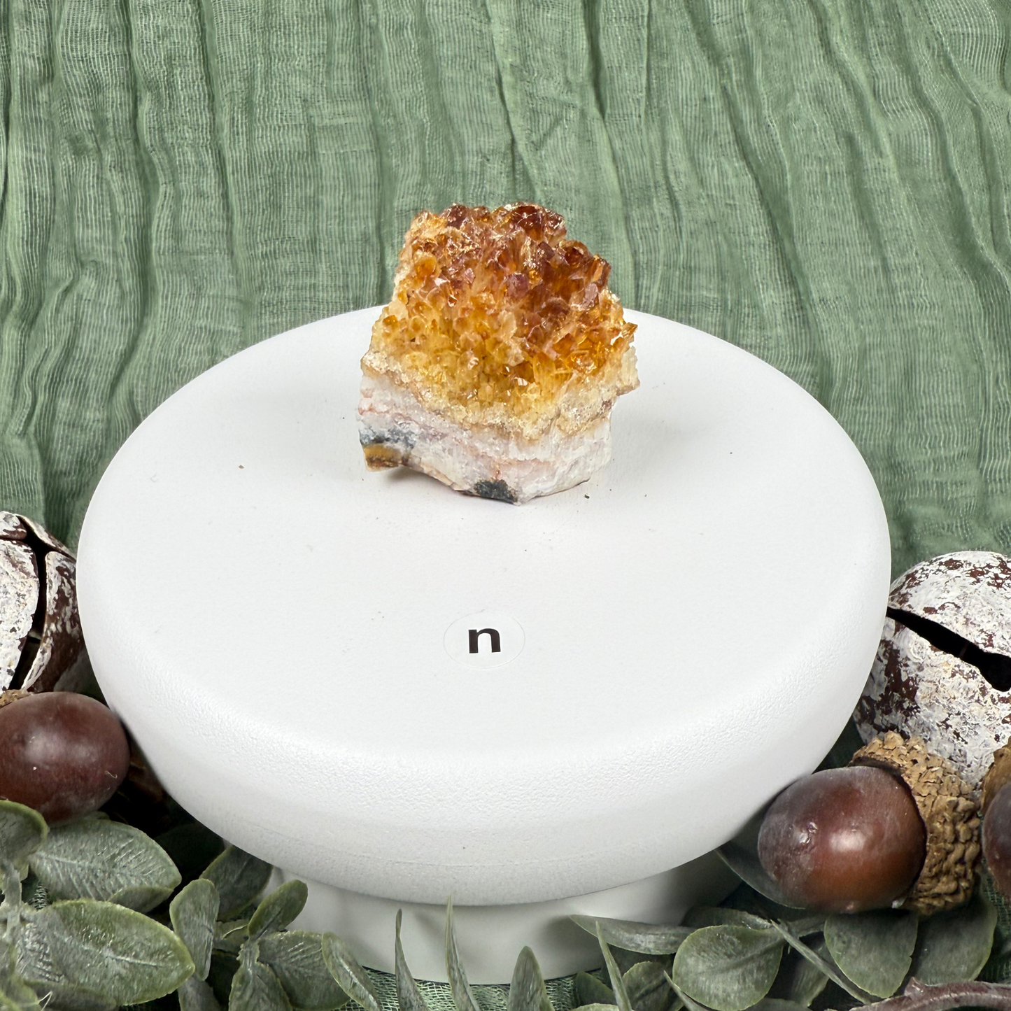 'Citrine' Druze Specimen (Heat Treated)