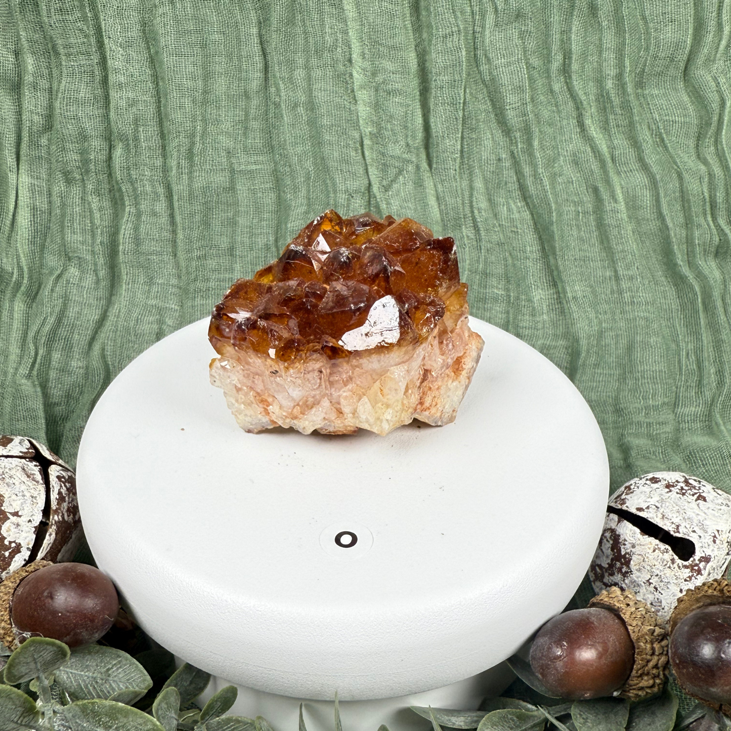 'Citrine' Druze Specimen (Heat Treated)