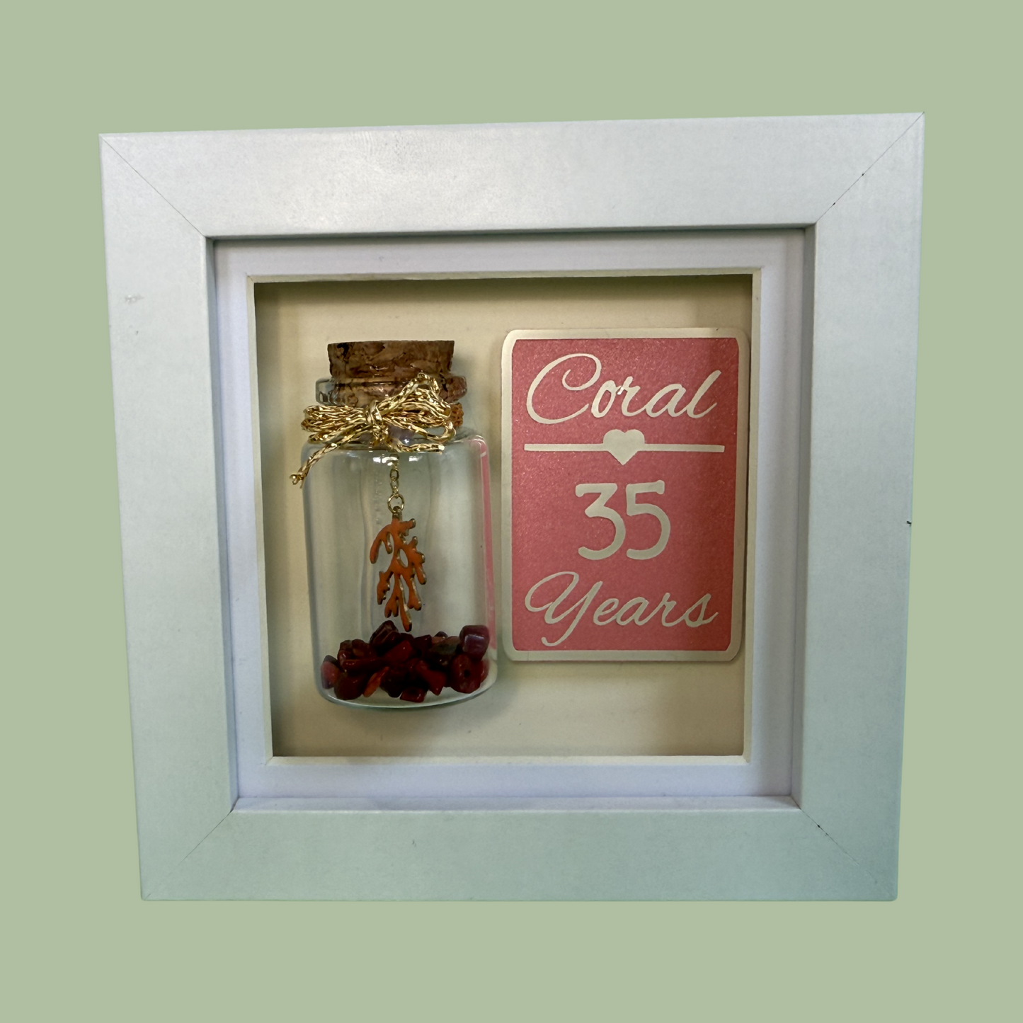 Wedding Anniversary Miniature Bottle Keepsake