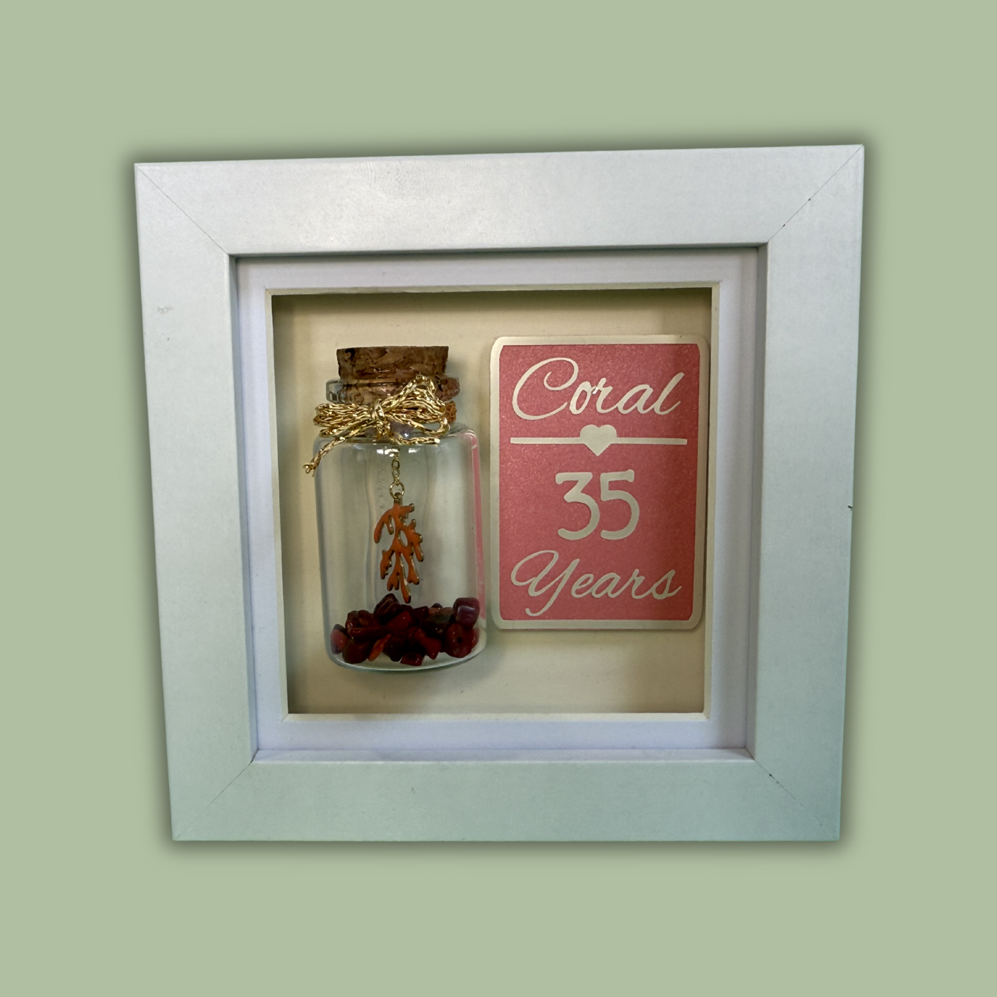 Wedding Anniversary Miniature Bottle Keepsake