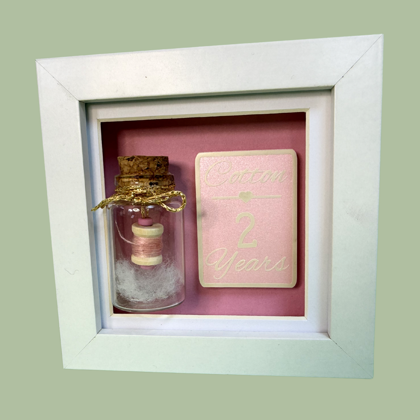 Wedding Anniversary Miniature Bottle Keepsake