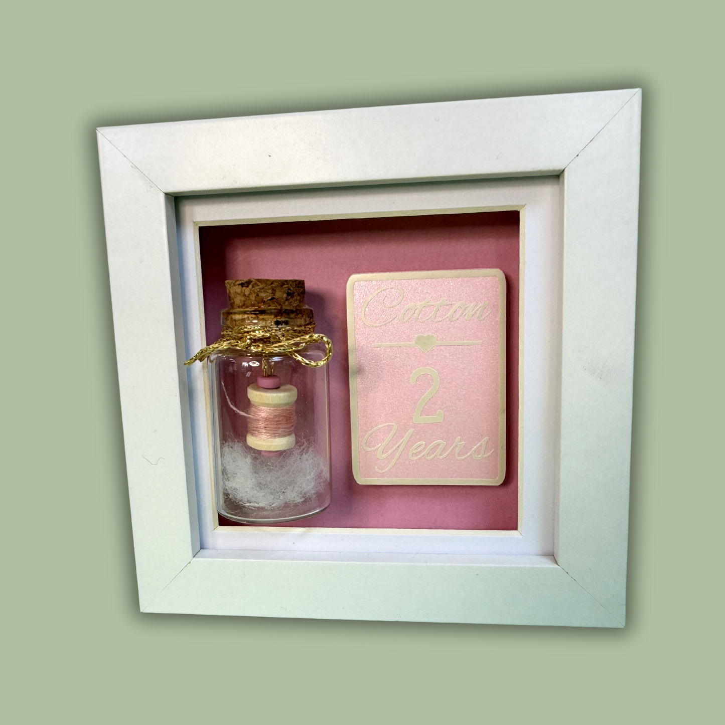 Wedding Anniversary Miniature Bottle Keepsake