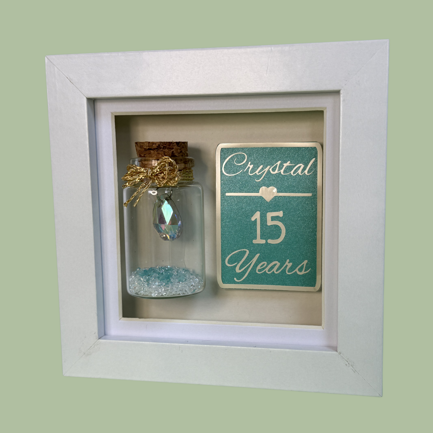 Wedding Anniversary Miniature Bottle Keepsake
