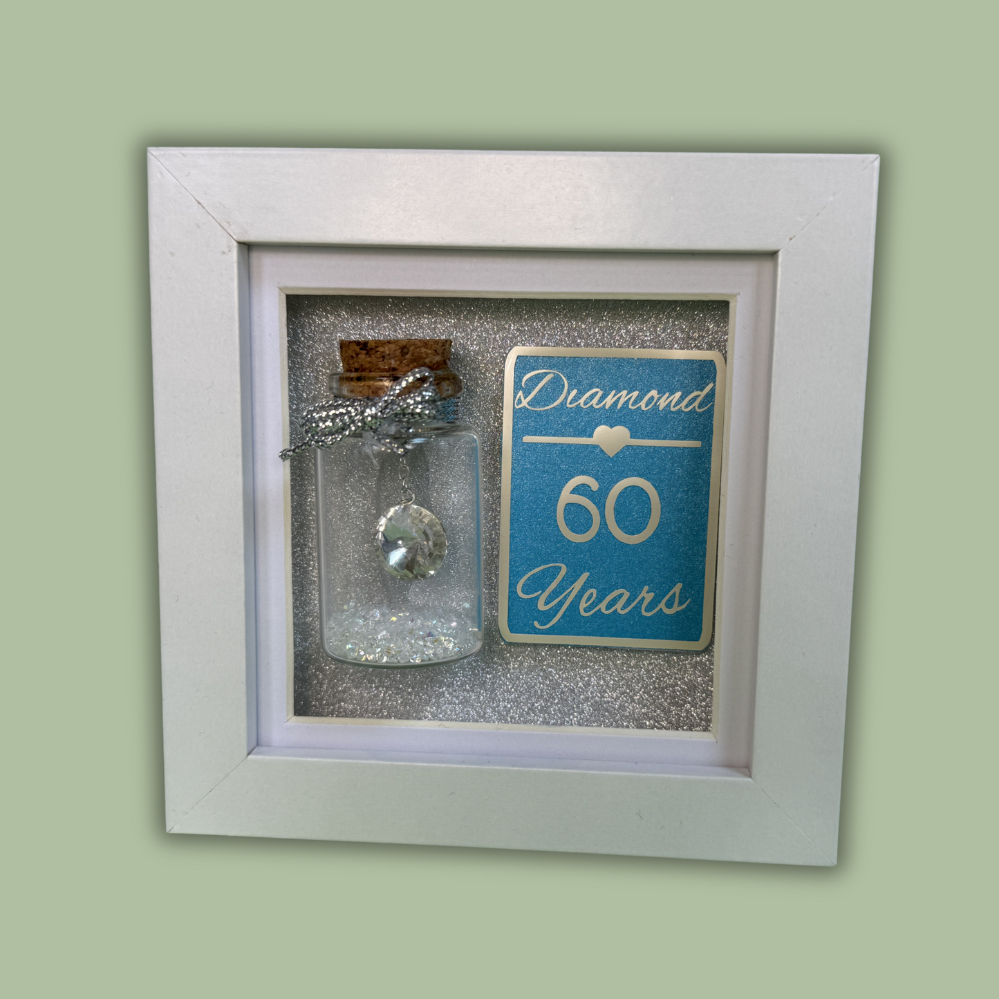 Wedding Anniversary Miniature Bottle Keepsake
