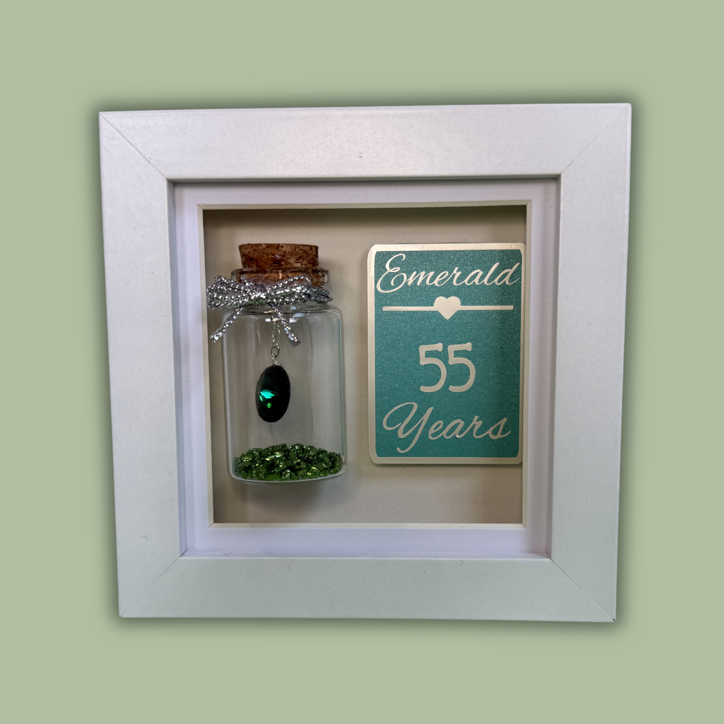 Wedding Anniversary Miniature Bottle Keepsake
