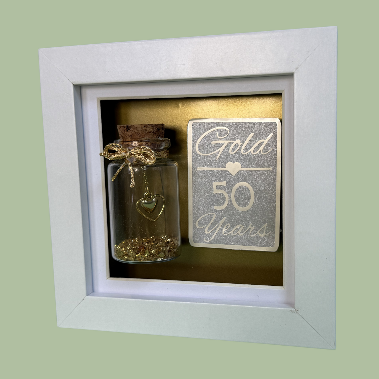 Wedding Anniversary Miniature Bottle Keepsake