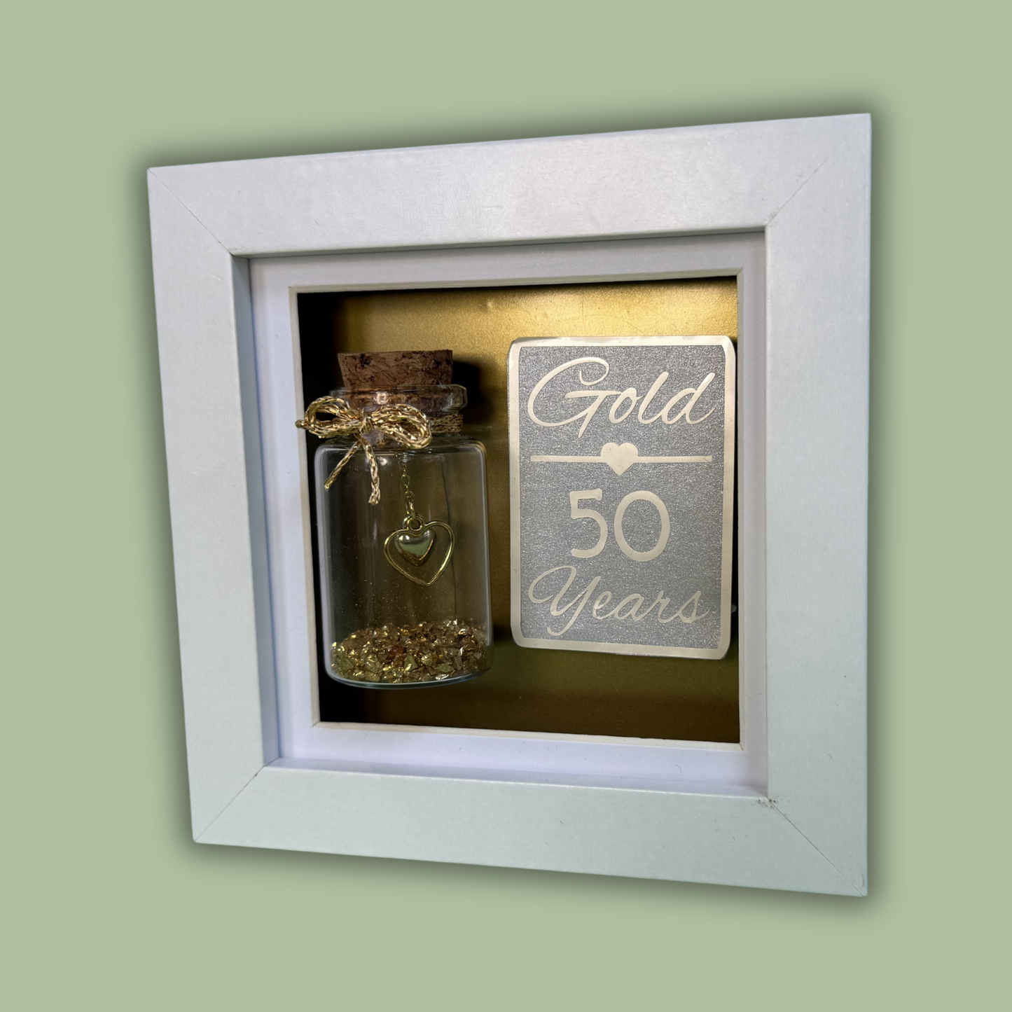 Wedding Anniversary Miniature Bottle Keepsake