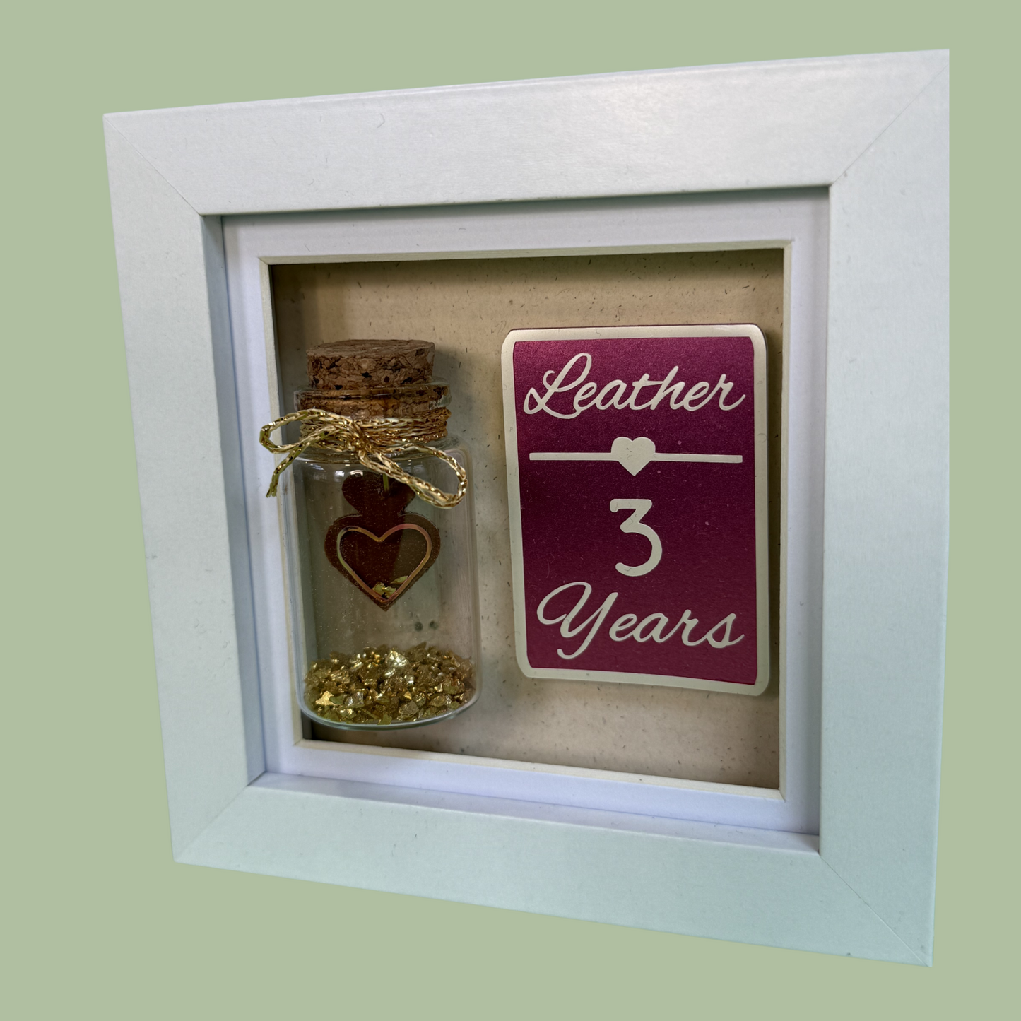 Wedding Anniversary Miniature Bottle Keepsake