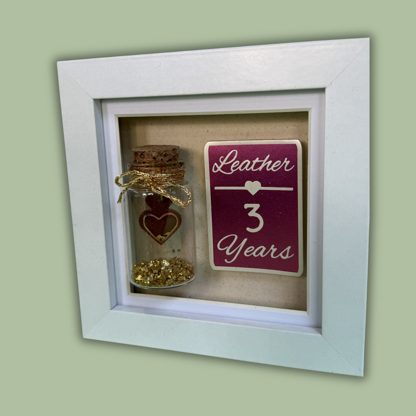 Wedding Anniversary Miniature Bottle Keepsake