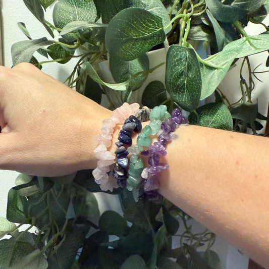 Gemstone Chip Bracelet