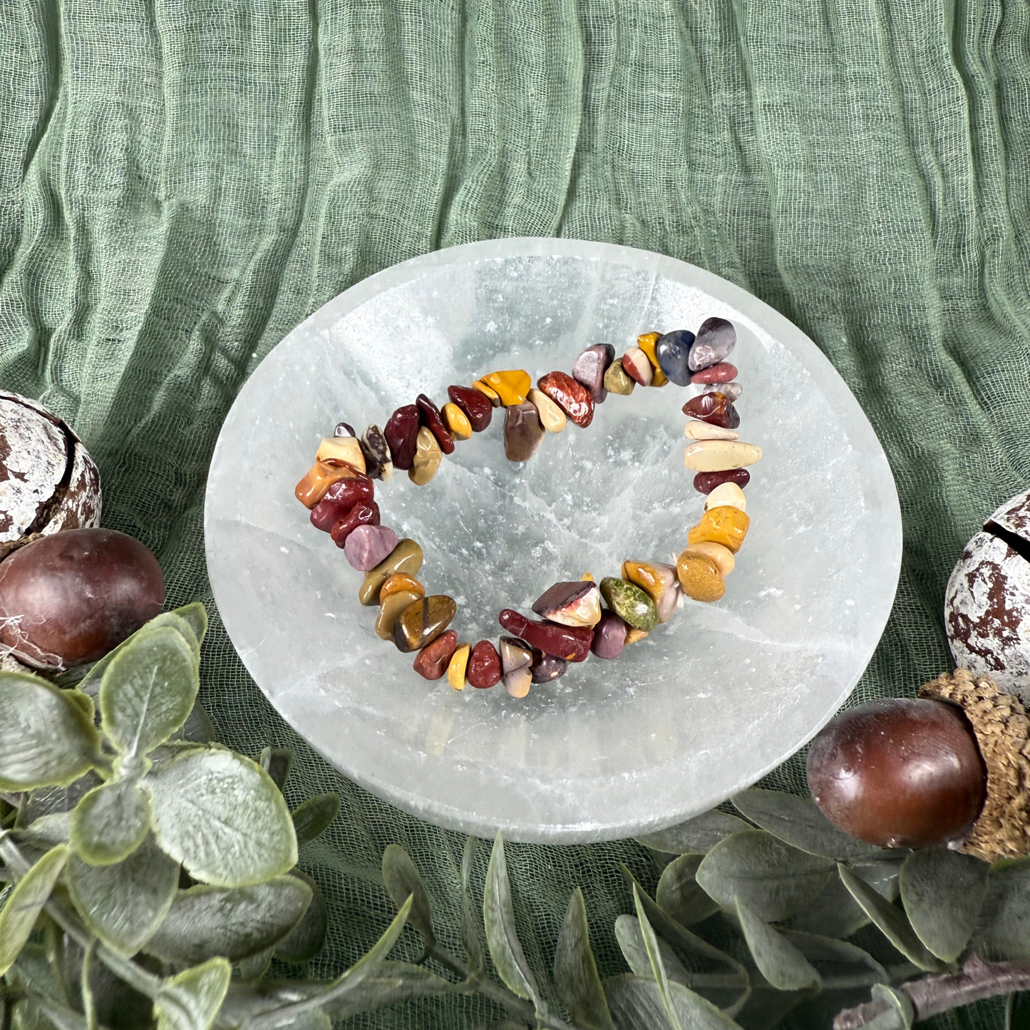 Gemstone Chip Bracelet