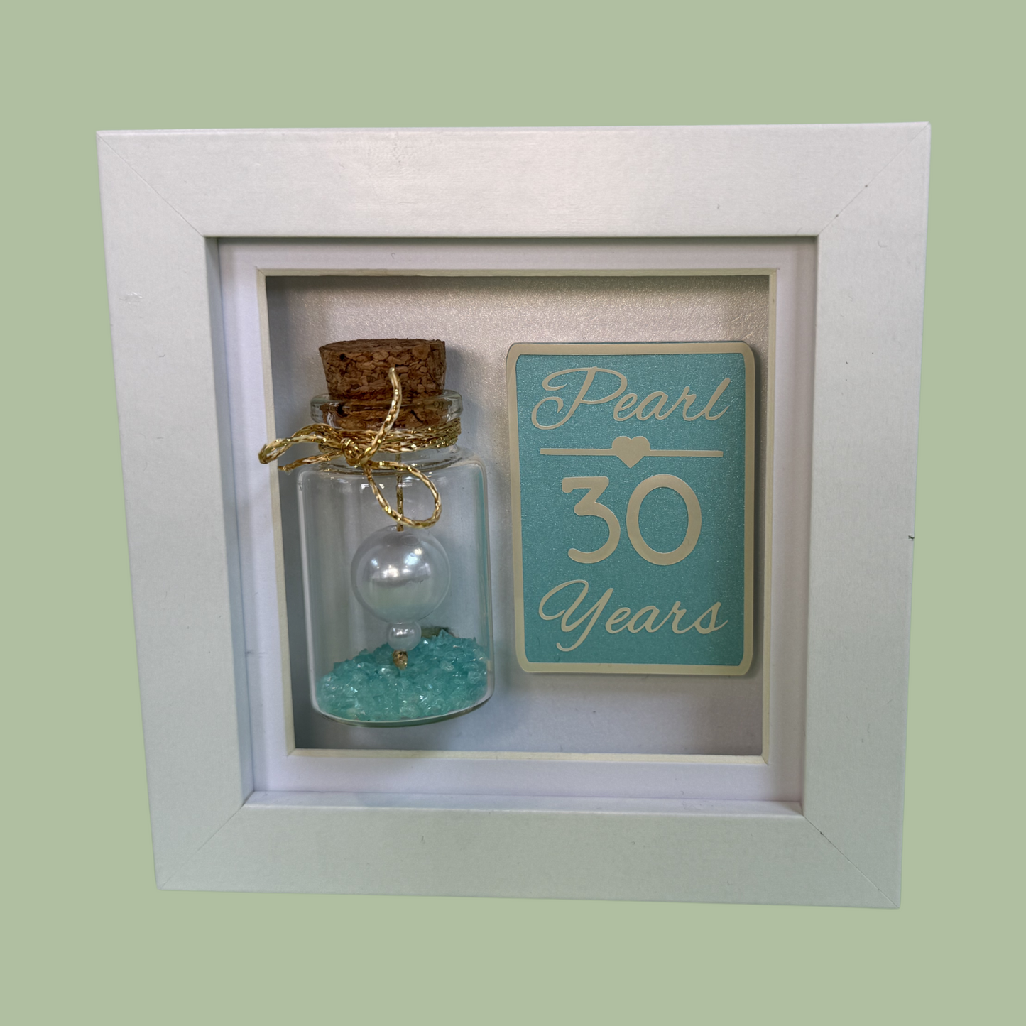 Wedding Anniversary Miniature Bottle Keepsake