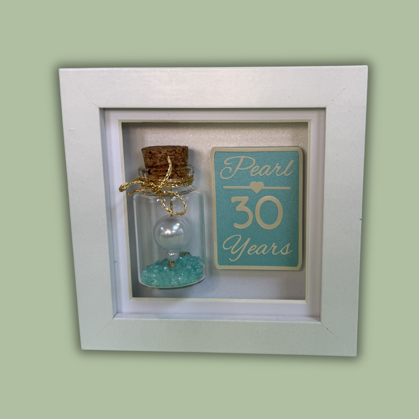 Wedding Anniversary Miniature Bottle Keepsake