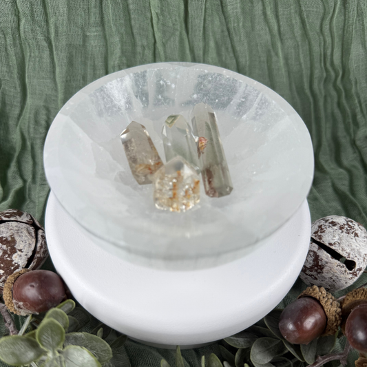 Quartz Points with Inclusions 7-9g