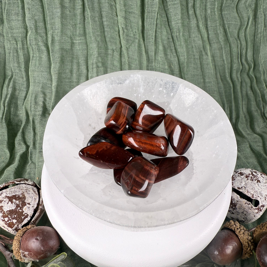 Red Tiger Eye Tumble Stone (Medium 2-3cm)