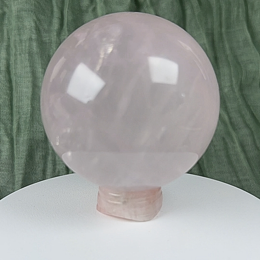 Rose Quartz Spheres (350-450g)