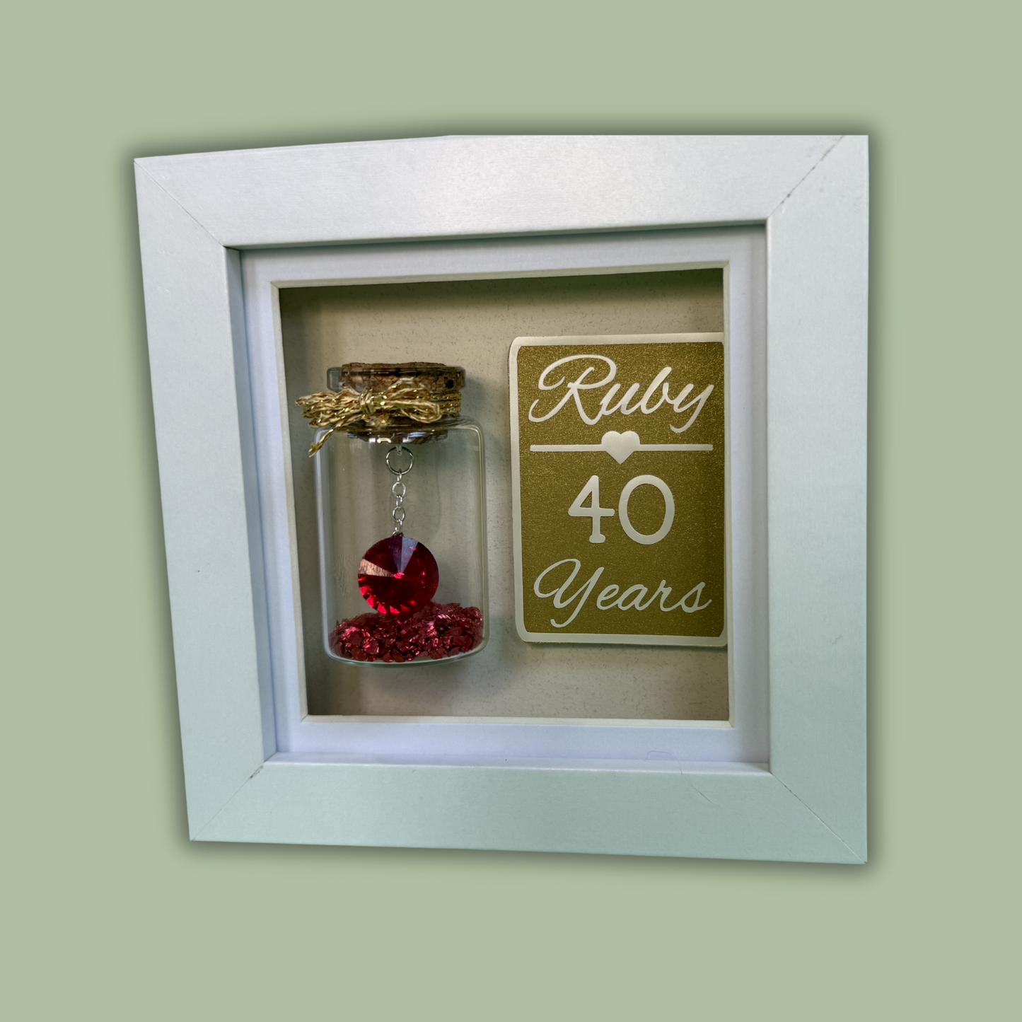 Wedding Anniversary Miniature Bottle Keepsake