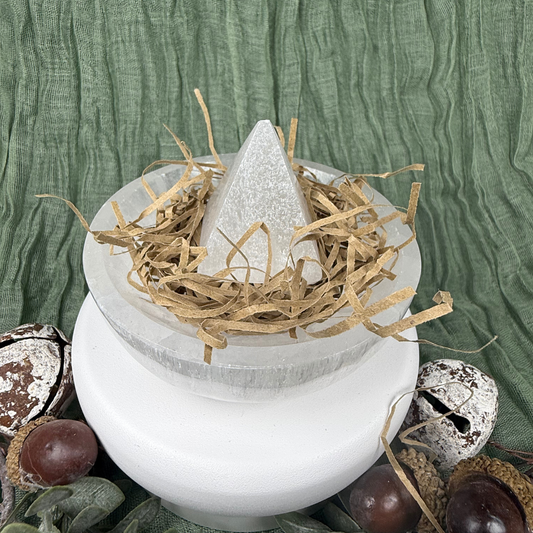 Satin Spar (Selenite) Carvings