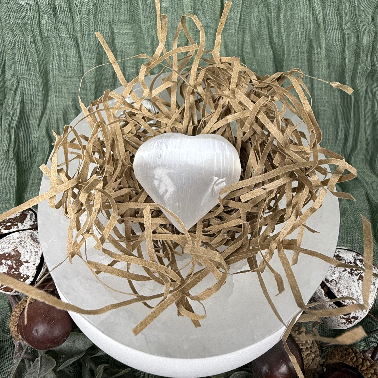 Satin Spar (Selenite) Carvings