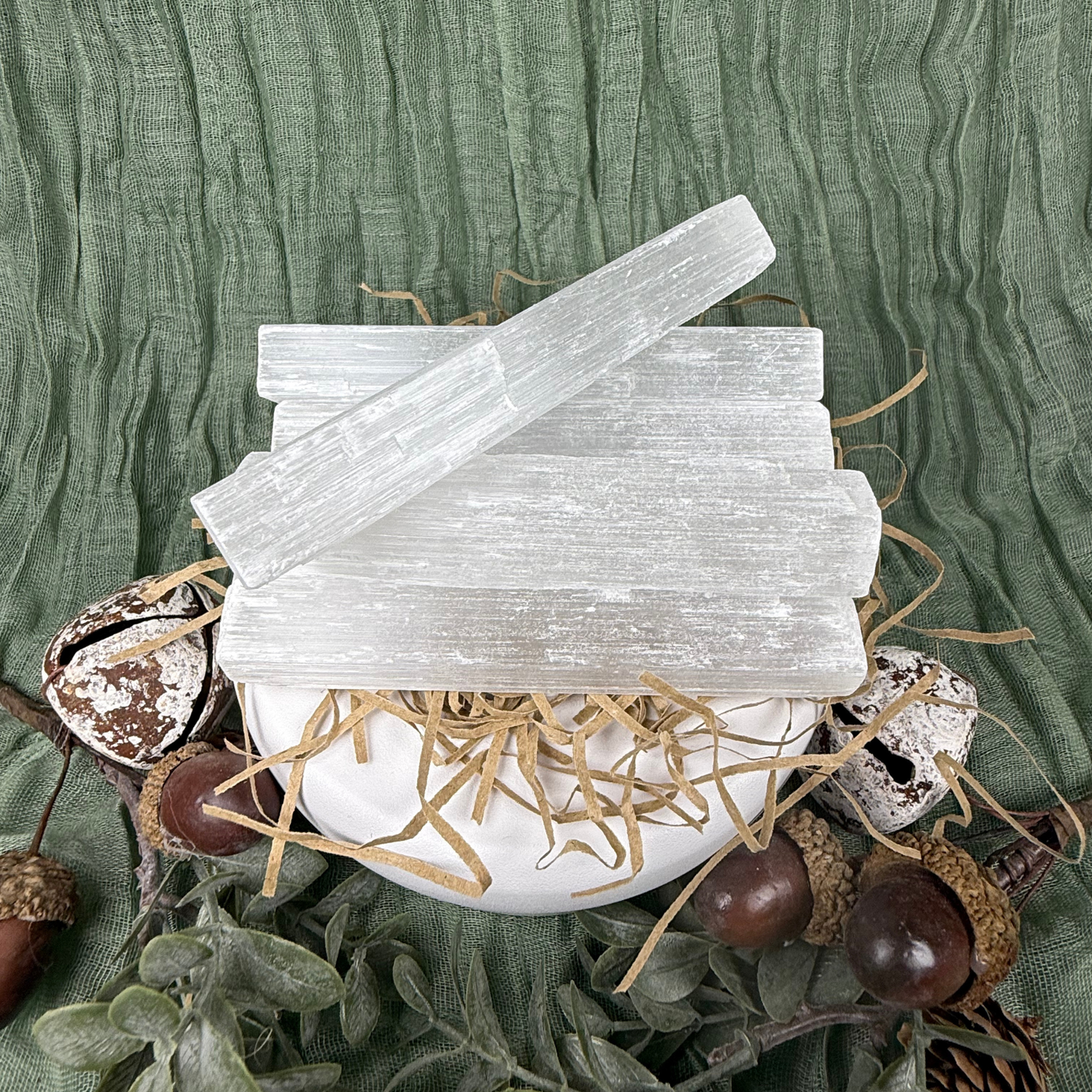 Satin Spar (Selenite) Sticks (10cm)