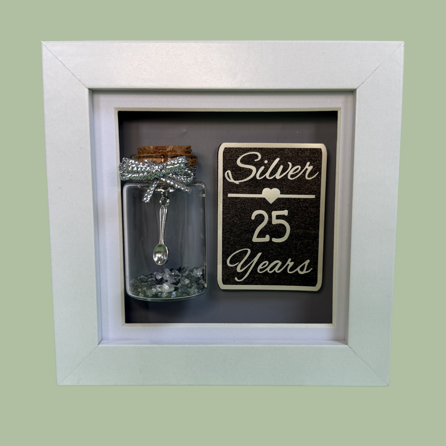 Wedding Anniversary Miniature Bottle Keepsake