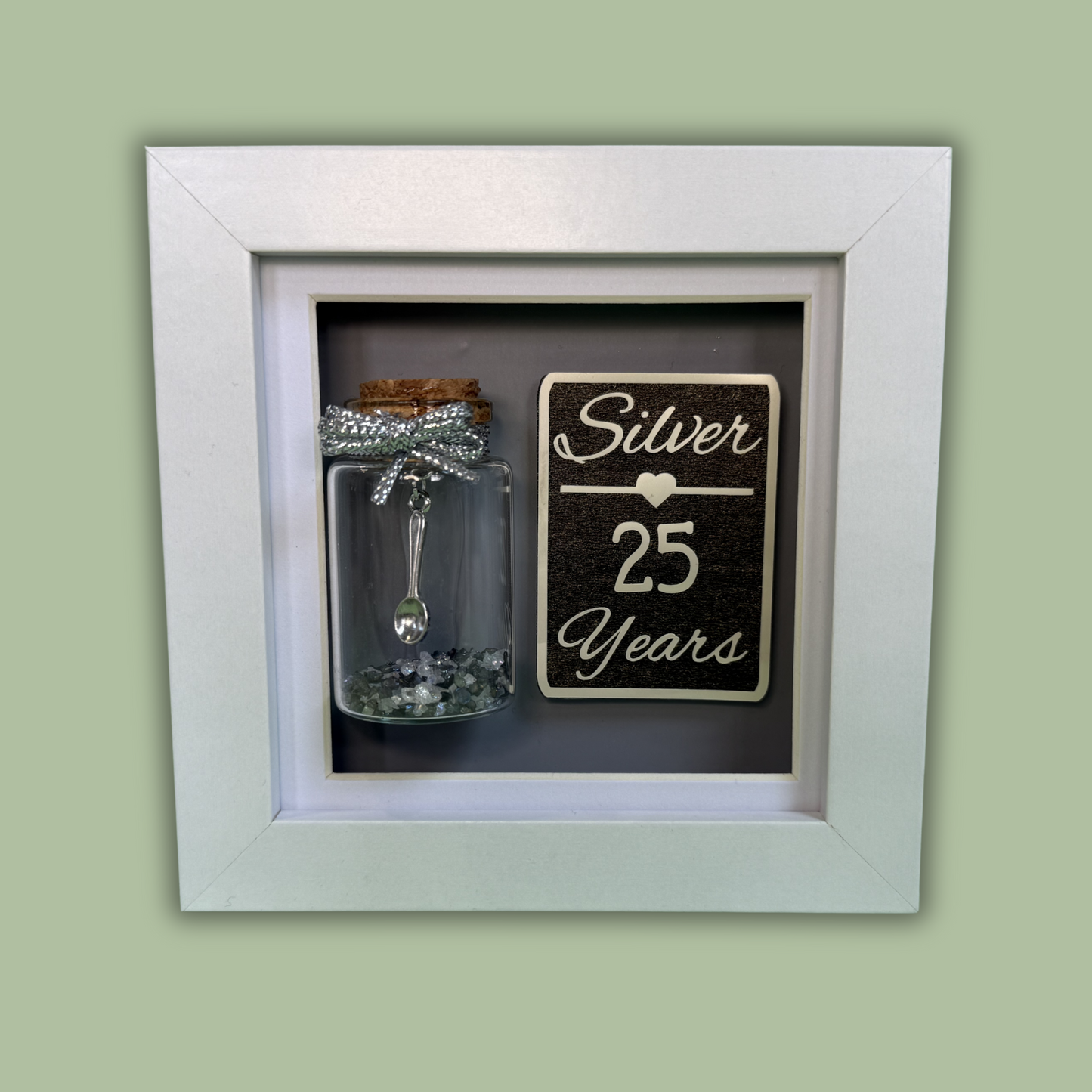 Wedding Anniversary Miniature Bottle Keepsake