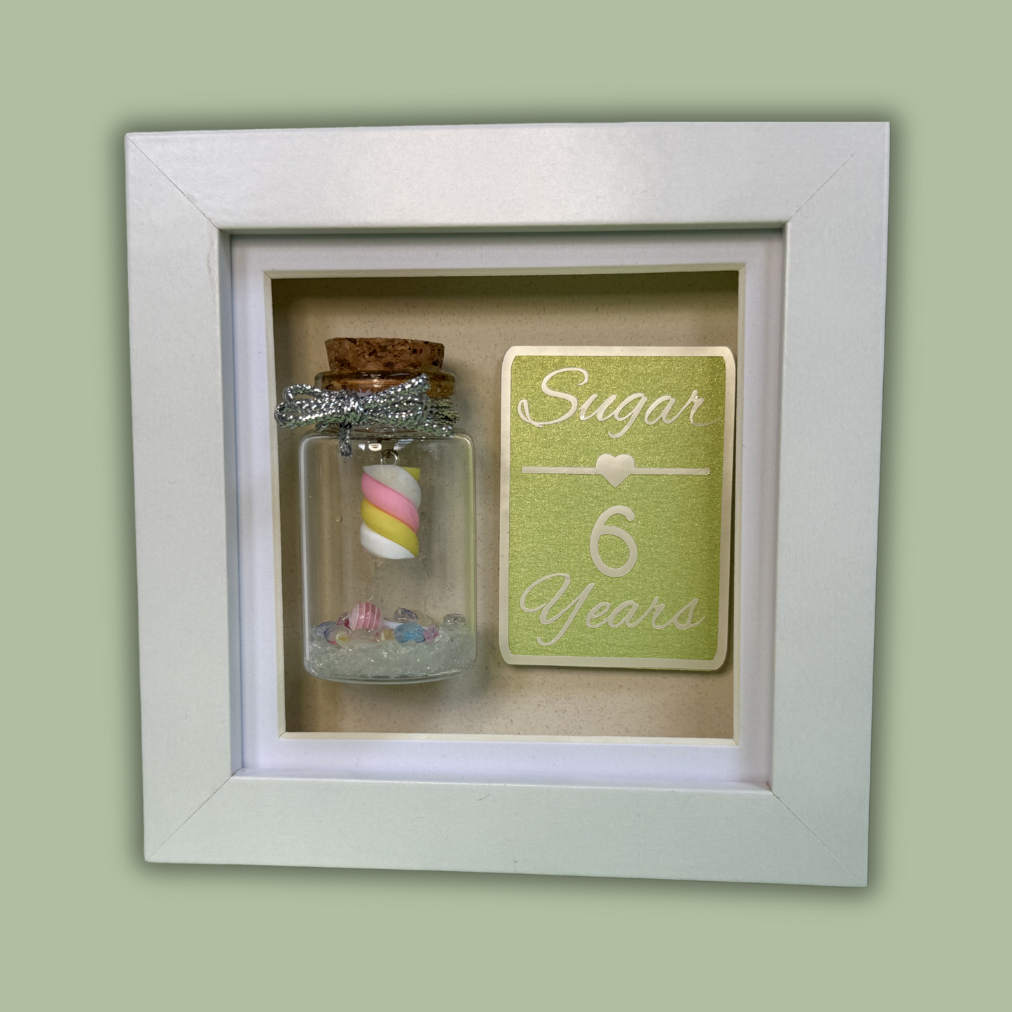 Wedding Anniversary Miniature Bottle Keepsake