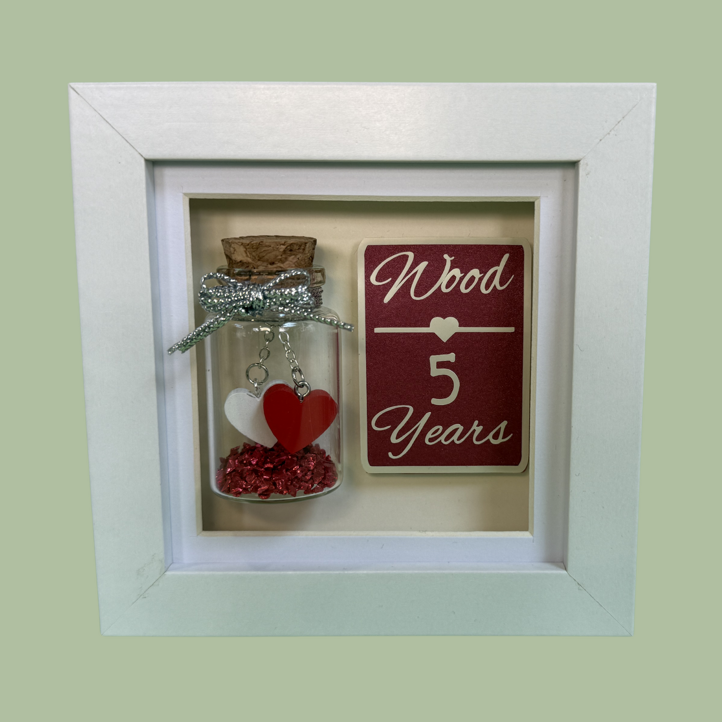 Wedding Anniversary Miniature Bottle Keepsake