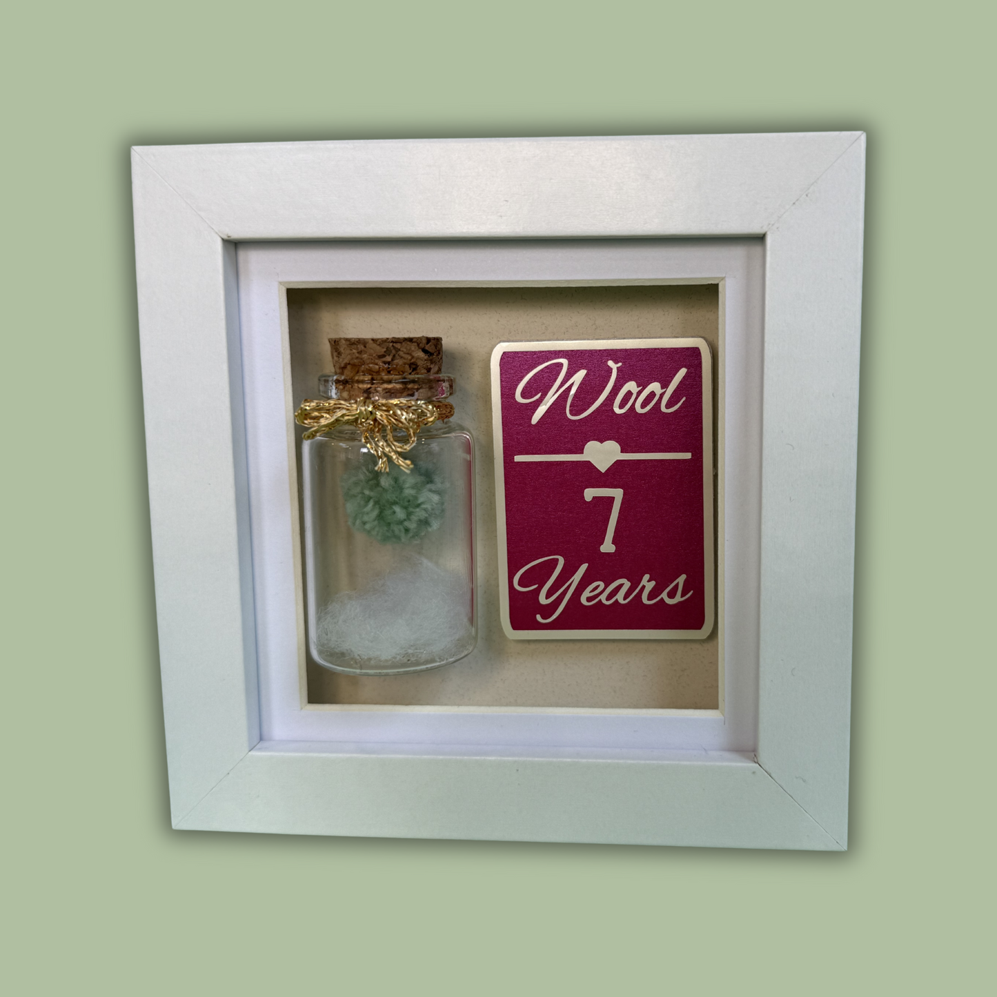 Wedding Anniversary Miniature Bottle Keepsake