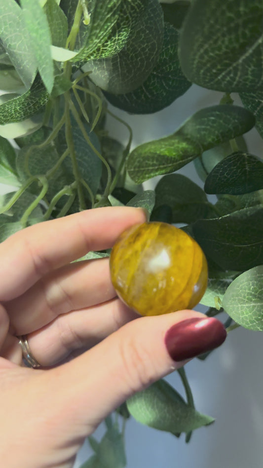 Golden Healer Tumble Stone
